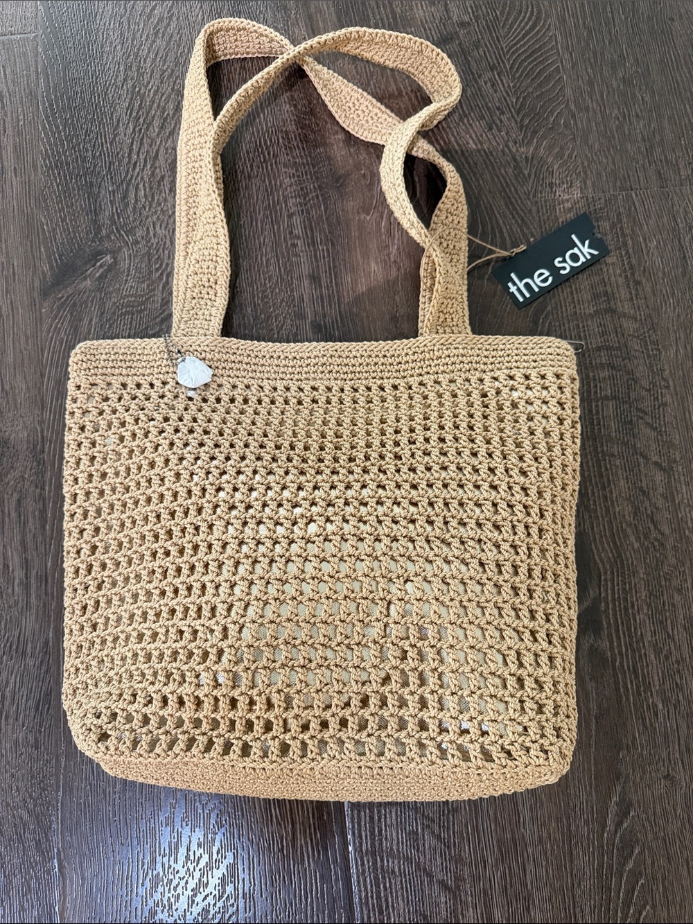 NWT The Sak Casual Crochet Tote Bag